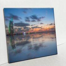 HTP 타일 물에 비친 두바이 C1760