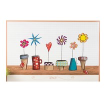 피삼십일 주방 타일 시트지 01 꽃, 혼합색상