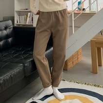 엔비룩 여성용 캔디 기모 조거 팬츠