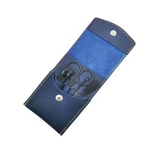 미카엘그라운드 손톱 깎이 4종 세트, 1세트, 블루(케이스), 블랙(도구)