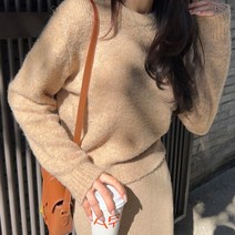 시크폭스 여성용 라빌론 울 라운드 니트