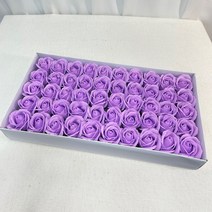 이플린 3겹 비누꽃 장미 50p, 연보라