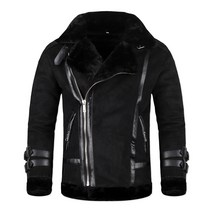 네스파 남성용 그리텐 스웨이드 무스탕 자켓 SZZ_0004