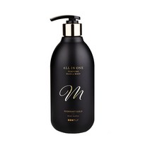 젠틀리 올인원 퍼퓸 헤어바디 미드나잇 골드, 500ml, 1개