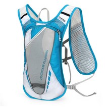 경량 하이킹 조깅 등산 트레일런닝 자전거 가방, 블루