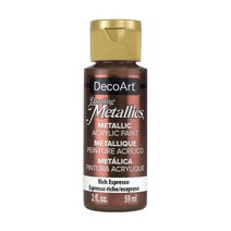 데코아트 아메리카나 대즐링 메탈릭 아크릴물감 20 Rich Espresso, 59ml, 1색
