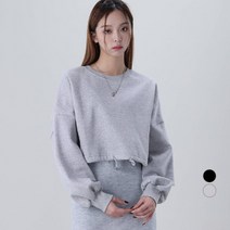 어썸어라운드 여성용 기모 스트링 베이직 맨투맨
