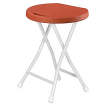 더자카 다용도 접이식 실내외 의자 Free 33 x 45 cm, 레드