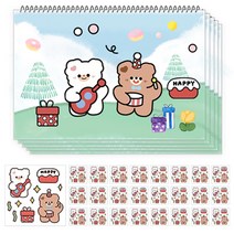 영아트 스케치북 5p + 중성 스티커 25종 세트, 8절