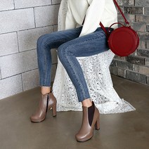 보가 키미엘 가보시 스판 앵클부츠 9cm 21fw1275