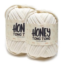 니뜨 허니 통통 뜨개실 100g x 2p, 101 크림