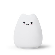낯선옷장 말랑 실리콘 고양이 무드등 UNC-98-2, 러블리캣