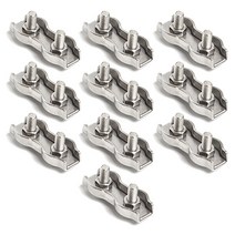 스텐 더블 와이어 클립 4mm, 10개