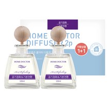기분좋은 홈닥터 디퓨저 100ml 1 + 1, 1세트, 공기정화 앤 기분전환(라벤더)