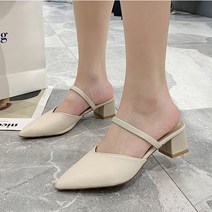 벨레페 여성용 뮤즐리 뮬 힐 구두