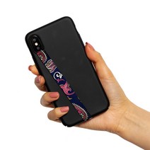 하이루프 휴대폰 핑거 스트랩, 11 PAISLEY NAVY, 1개