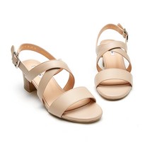 엘칸토 여성용 인텐스 크로스 스트랩 샌들 5cm LCWW87I126