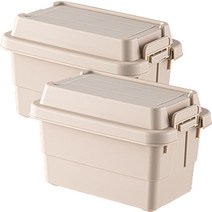 캠핑 다용도 시즈닝 조미료 양념통 베이지, 2개, 1.1L