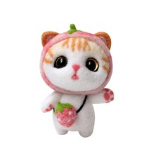 아이엠미니 콕콕 찍어 만드는 펠트 DIY 인형 세트, 베리 냥이, 1세트