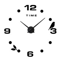 벽시계 원형 CLOA014, 01번 블랙