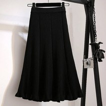 소니오 셔링 골지 블라 프릴 스커트