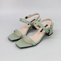 분홍코끼리 여성용 스트랩 샌들 6cm