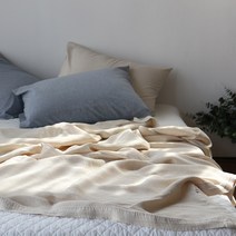 여름 풍기 인견 이불 삼중직, 베이지