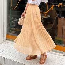 시크폭스 여성용 라이엔 플라워 밴딩스커트