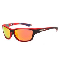 블랙스완 편광 자전거 선글라스, BLACK RED + RED