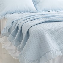 아포아룸 스노우 리플 이불겸 스프레드, 블루