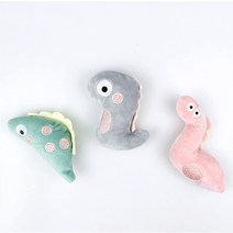 요기쏘 고양이 아기공룡 캣닢 인형 세트, 혼합색상, 1세트