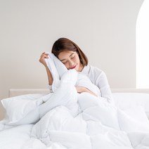 더코이즈 마이크로화이버 호텔식 이불솜, 화이트