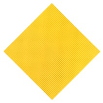 토이다락방 레고 호환 놀이판 50x50칸 40cm x 40 cm, 노랑