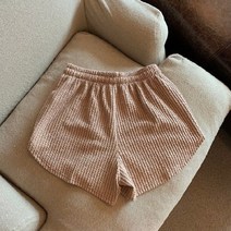 여성용 씨밀레 캐주얼 와이드 숏 팬츠