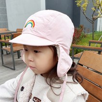 후니네 유아용 달록이 패딩 귀달이 모자