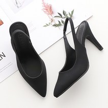 멜팅나인 여성용 노버클 스틸레토 슬링백힐 9cm SS906옆밴드슬링백