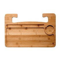 차량용 핸들 노트북 거치대 대나무 트레이, 혼합색상