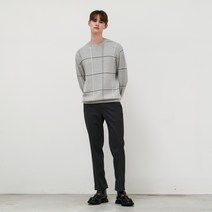 마인드브릿지 남성용 웜 테이퍼드 트윌 밴딩 슬랙스 MWPT7111