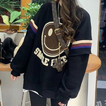 루나글램 임산부 상의 데일리 스마일 맨투맨