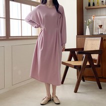 보리맘 허리 핀턱 빅사이즈 임부복 원피스 C797