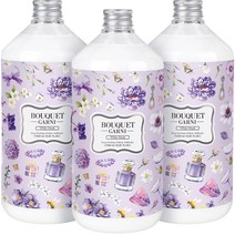 부케가르니 딥퍼퓸 섬유유연제 화이트머스크, 1000ml, 3개