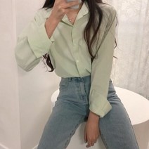 체리체리 여성용 파스텔톤 셔츠