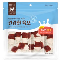 굿데이 건강한 육포 소고기말이 우유껌 240g