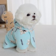 에이미러브즈펫 반려견 LA 포그니 후드 망토, 스카이블루
