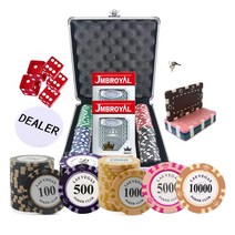 후니겜블 국제규격 14g 데칼크레이 포커칩 100p가방세트, 랜덤 발송(포커칩)