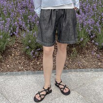 슈가펀 여성용 먼로 매니쉬 생지 숏츠