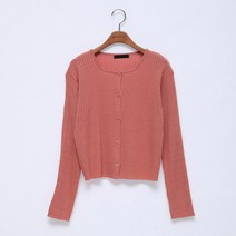 시크폭스 여성용 사랑 스퀘어넥 골지 가디건