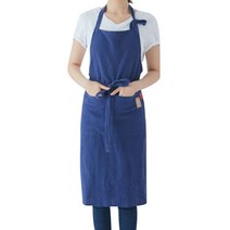 HK 모던쿠킹 앞치마, 블루, 1개