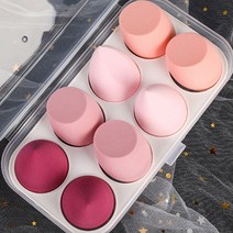 베럴댄 물광 메이크업 파운데이션 똥퍼프 물방울 8p, 라이트핑크, 1개