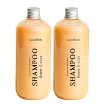 아드시온 내츄럴 오일 퍼퓸드 샴푸 허니 오렌지, 500ml, 2개
